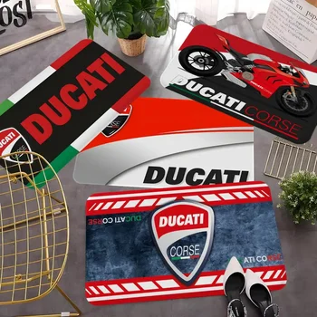 D-Ducati 로고 바닥 매트, 북유럽 스타일, 가정용 도어 매트, 욕실 변기 매트, 침실 웰컴 도어 매트