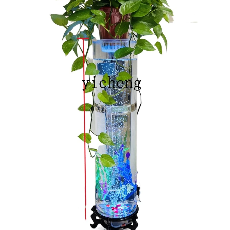 XL Size Cylindrical Fish Tank Living Room Light Mute Oxygenation Fish Tank Landscape
XL Size Cylindrical Fish Tank Living Room Light Mute Oxygenation Fish Tank Landscape