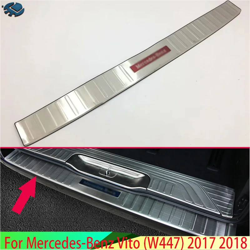 For Mercedes-Benz Vito (W447) 2017 2018 Stainless steel rear bumper protection window sill outside trunks decorative plate
For Mercedes-Benz Vito (W447) 2017 2018 Stainless steel rear bumper protection window sill outside trunks decorative plate