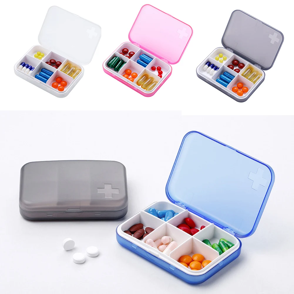 Portable Pill Cases Travel Dispen Storage Container Colorful Drug Dispenser 6 Grid Medicine Pill's Box Tablets Storage Organizer
Portable Pill Cases Travel Dispen Storage Container Colorful Drug Dispenser 6 Grid Medicine Pill's Box Tablets Storage Organizer
