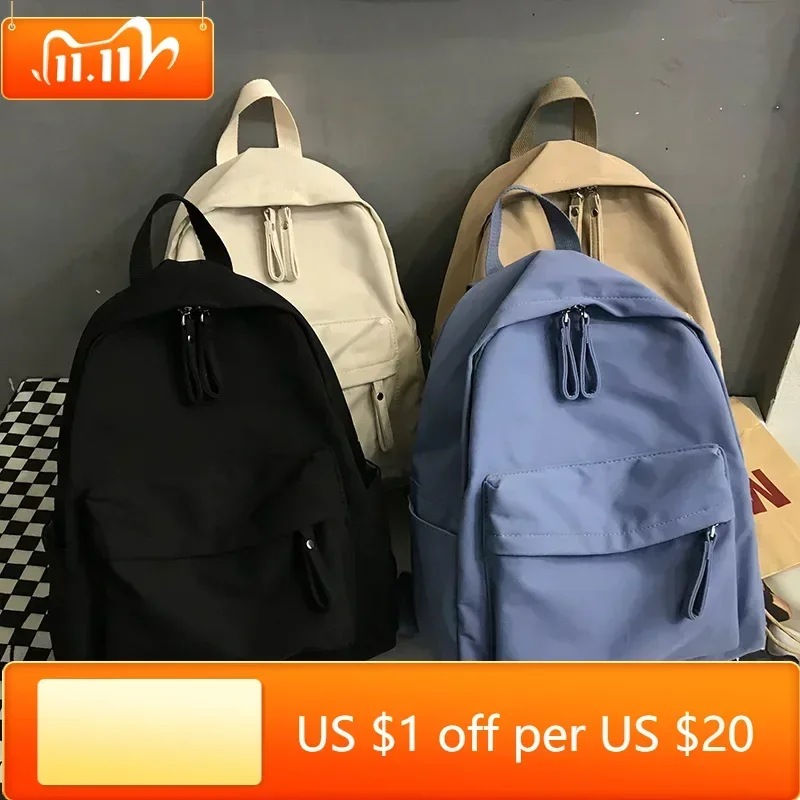 

Модный холщовый рюкзак для женщин, сумка на плечо с защитой от кражи, школьный ранец для девочек-подростков