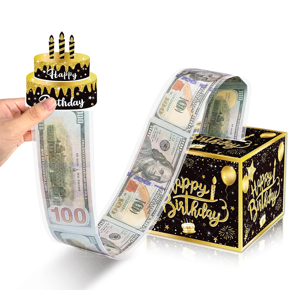 Birthday Funny Pull Money Surprise Kit Money Pull Out Gift Box Cake Decorations Holder Pull Money Box For Cash For Women Mother
Birthday Funny Pull Money Surprise Kit Money Pull Out Gift Box Cake Decorations Holder Pull Money Box For Cash For Women Mother