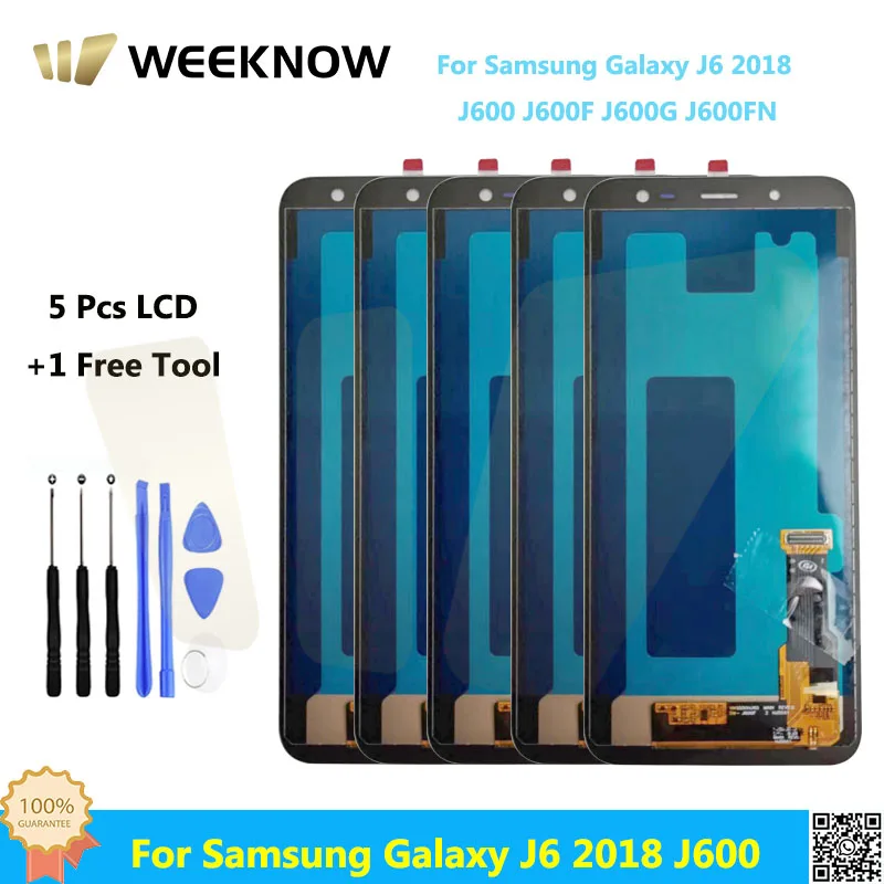 3/5PCS Wholesale For Samsung Galaxy J6 2018 J600 J600F J600G J600FN LCD Display + Touch Sensor Digitizer Repair Replacement
3/5PCS Wholesale For Samsung Galaxy J6 2018 J600 J600F J600G J600FN LCD Display + Touch Sensor Digitizer Repair Replacement