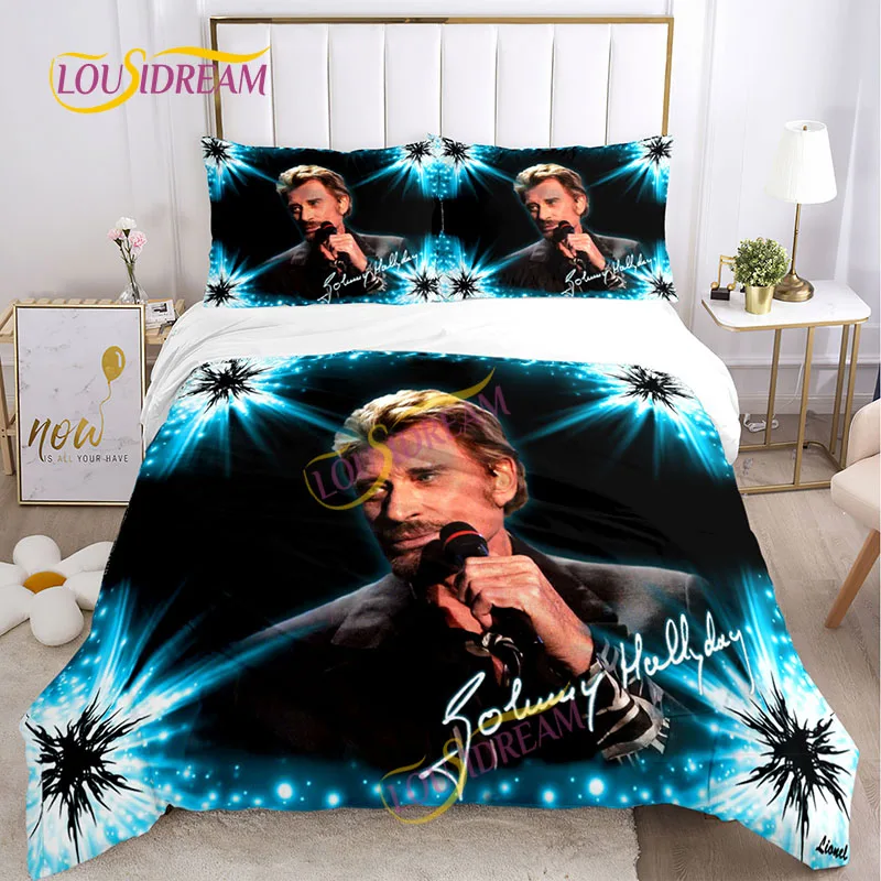 Music Print duvet Set Johnny Hallyday Full Size Polyester Music Bedding Set DIY Fan Gift Oversized Pillow cover quilt cover
Music Print duvet Set Johnny Hallyday Full Size Polyester Music Bedding Set DIY Fan Gift Oversized Pillow cover quilt cover