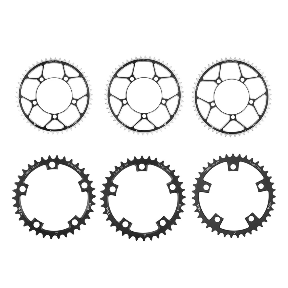 Mountain bike bicycle Double Chainring 110BCD 34T/50T 36T/52T 39T/53T Aluminum Road Bike Chainwheel Plate Double Disc Bike Parts
Mountain bike bicycle Double Chainring 110BCD 34T/50T 36T/52T 39T/53T Aluminum Road Bike Chainwheel Plate Double Disc Bike Parts
