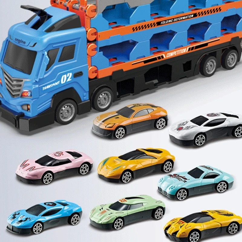 Car Carriers Truck and Car Toy Set with 1 Truck, 8/16/24 Alloy Car Toddler Toy for 3+ Years Old Gift for Boys Girls
Car Carriers Truck and Car Toy Set with 1 Truck, 8/16/24 Alloy Car Toddler Toy for 3+ Years Old Gift for Boys Girls