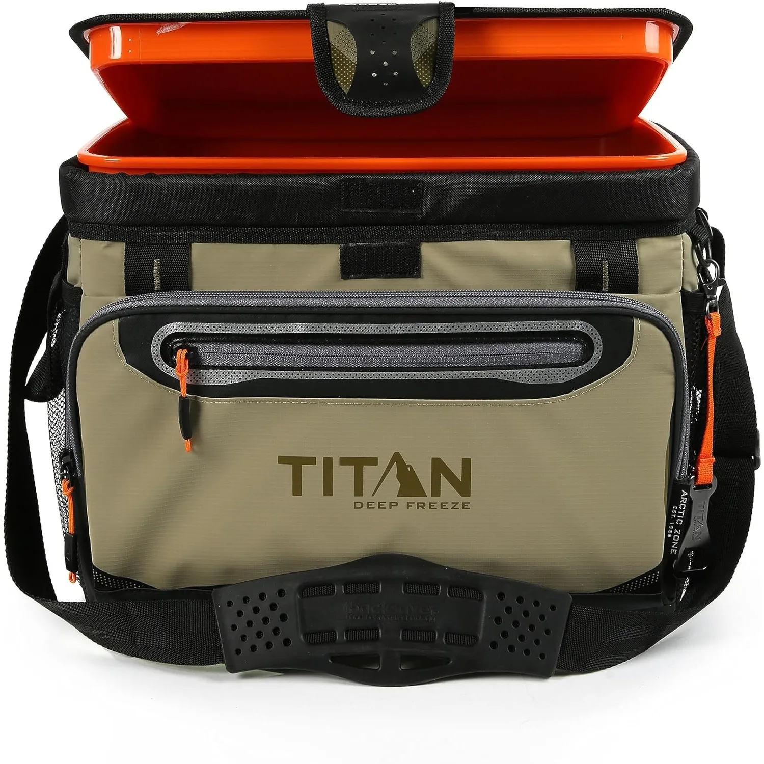 

Arctic Zone Titan Deep Freeze Cooler - Zipperless Hardbody Cooler with Deep Freeze Insulation, HardBody Liner, and SmartShelf