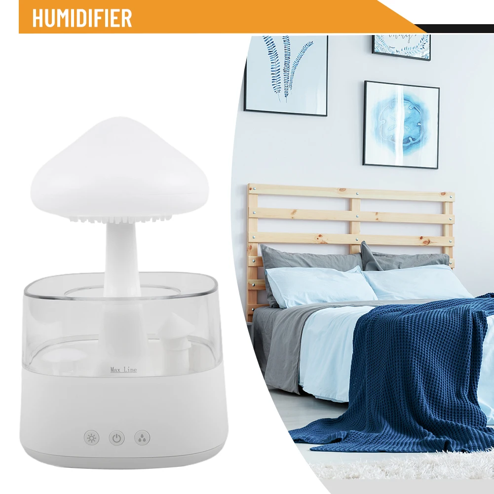 1PCS Humidifier With Usb Charging Cable Colourful Light Raindrop Diffuse Instrument For Office Living Room Bedroom 450ml
1PCS Humidifier With Usb Charging Cable Colourful Light Raindrop Diffuse Instrument For Office Living Room Bedroom 450ml