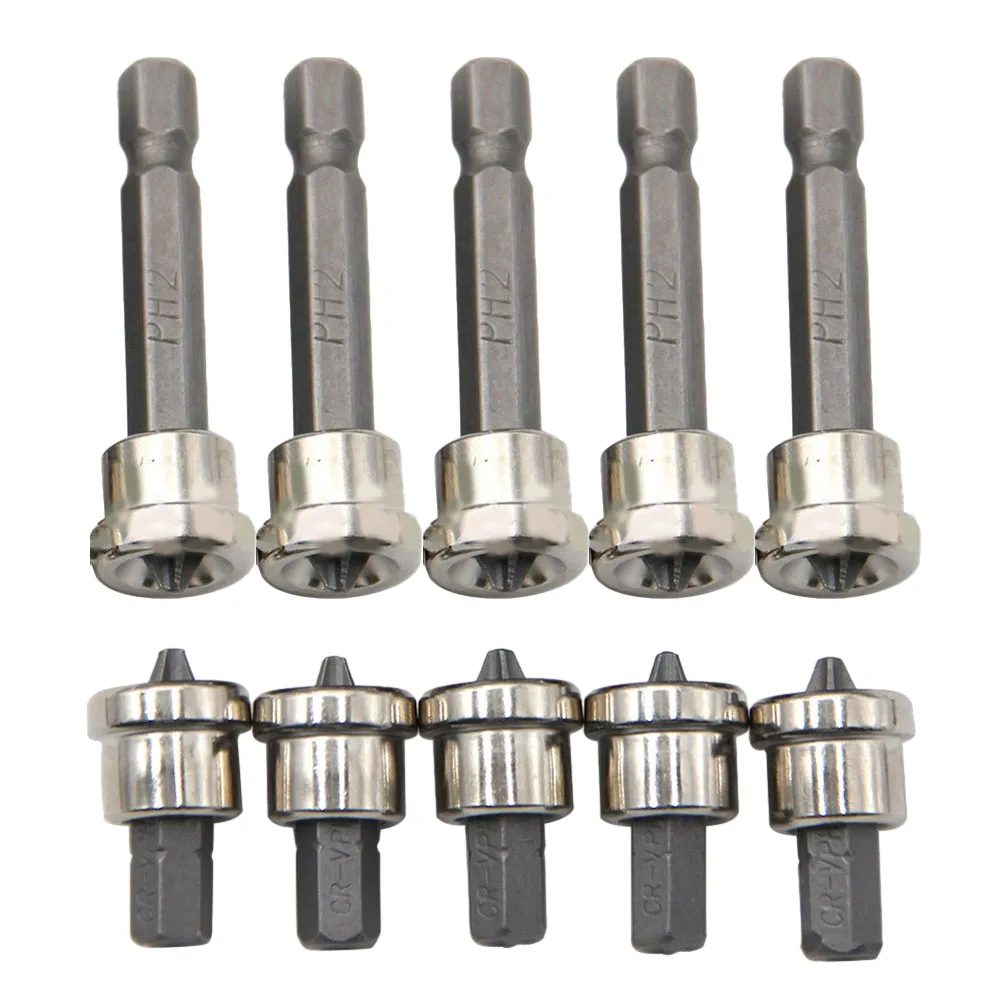10pcs Magnetic Positioning Screwdriver Bits Set Hex Shank Magnetic Batch Head Woodworking Drywall Screw Driver Drill Bit 25/50mm
10pcs Magnetic Positioning Screwdriver Bits Set Hex Shank Magnetic Batch Head Woodworking Drywall Screw Driver Drill Bit 25/50mm