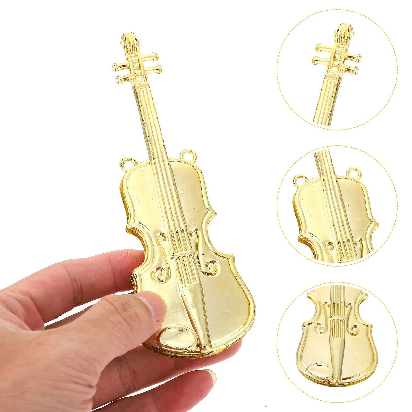 12 Pcs Trumpet Musical Instrument Model Child Guitar Accessories Christmas Violin Decor Plastic Festival Pendant
12 Pcs Trumpet Musical Instrument Model Child Guitar Accessories Christmas Violin Decor Plastic Festival Pendant
