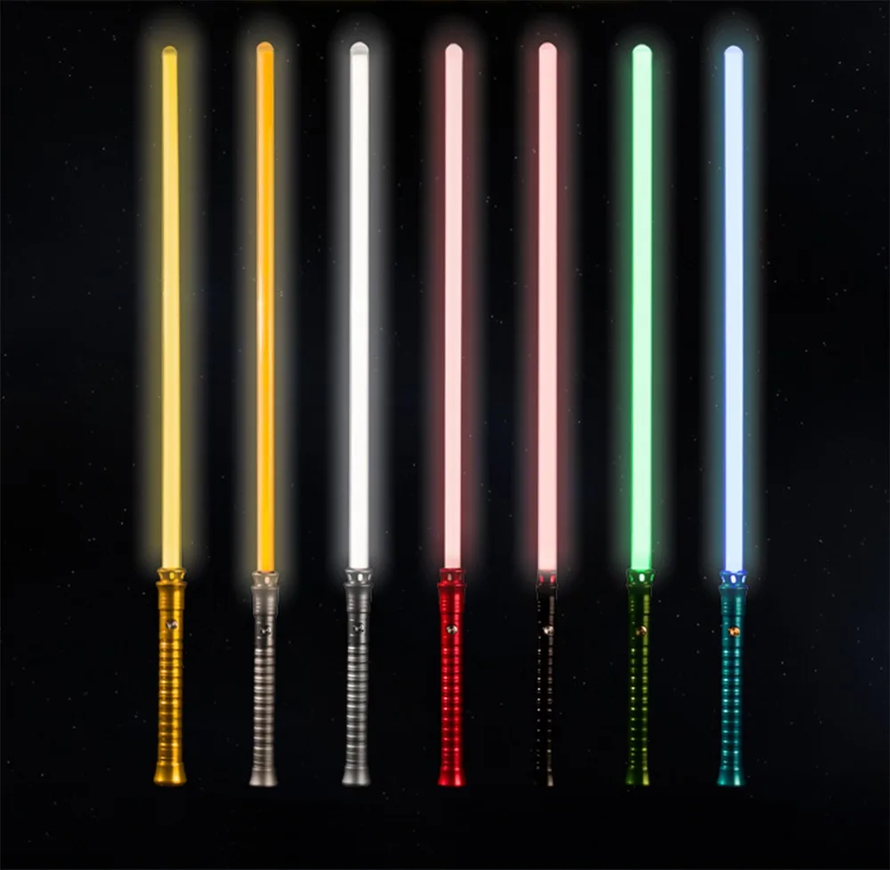 QingYan RGB 11 Color Lightsaber Metal Handle Sword 3 Sets Sound Force Fx Laser sword for Heavy Dueling Sound FOC Lock up gift
QingYan RGB 11 Color Lightsaber Metal Handle Sword 3 Sets Sound Force Fx Laser sword for Heavy Dueling Sound FOC Lock up gift