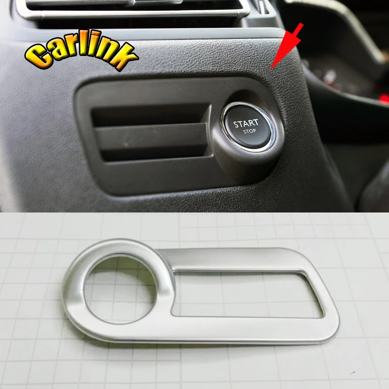 For Citroen C4 2016 ABS Matte Car engine start Switch button frame decoration sticker Cover Trim Car styling Accessories 1pcs
For Citroen C4 2016 ABS Matte Car engine start Switch button frame decoration sticker Cover Trim Car styling Accessories 1pcs