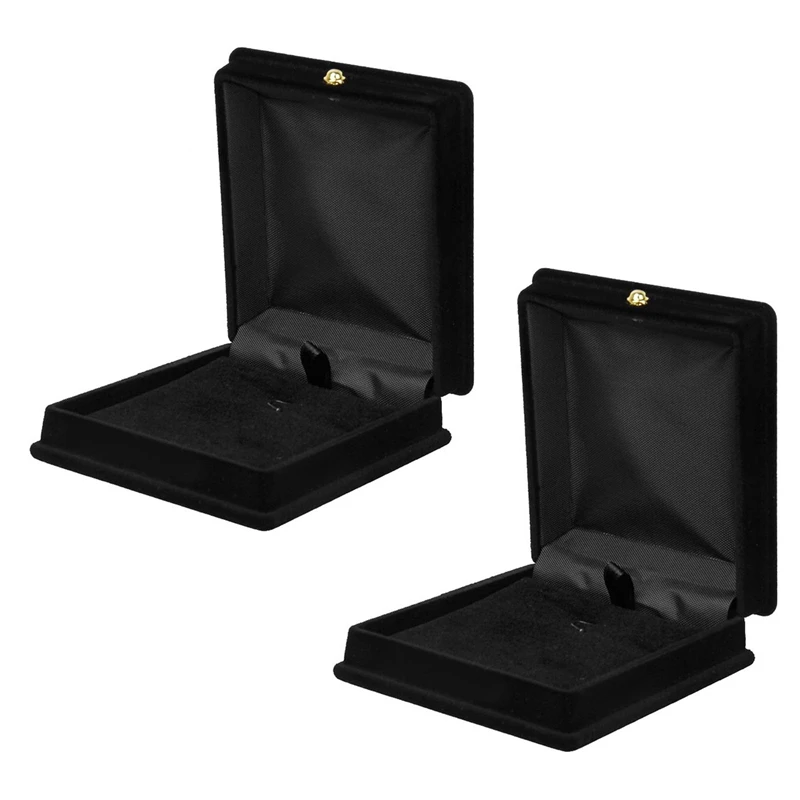 2 X Velvet Necklace Chain Jewelry Display Storage Box Gift Case Holder Organizer---Black
2 X Velvet Necklace Chain Jewelry Display Storage Box Gift Case Holder Organizer---Black