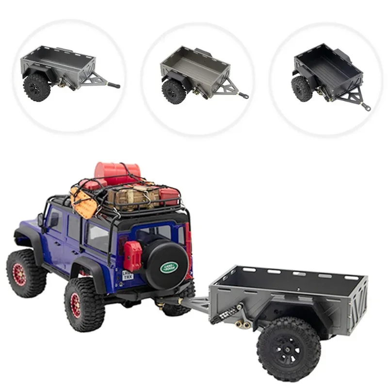 Aluminum Metal Trailer Car for 1/18 TRX4M Land Rover Stallion RC Crawler Car Cargo Carrier Car for Traxxas DIY Decoration Parts
Aluminum Metal Trailer Car for 1/18 TRX4M Land Rover Stallion RC Crawler Car Cargo Carrier Car for Traxxas DIY Decoration Parts