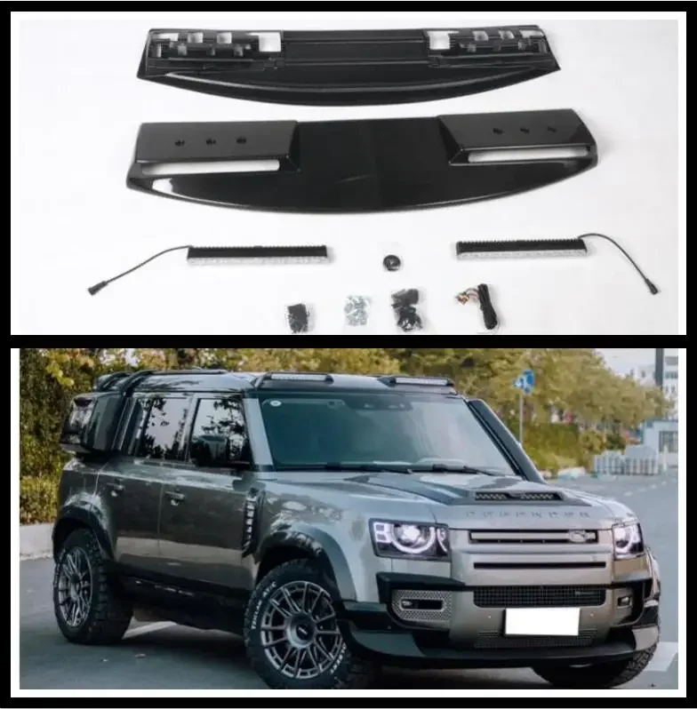 REAL CARBON FIBER FRONT LIP WING TRUNK ROOF TOP SPOILER For Land Rover Defender 90 110 2020 2021 2022 2023 (LED Light)
REAL CARBON FIBER FRONT LIP WING TRUNK ROOF TOP SPOILER For Land Rover Defender 90 110 2020 2021 2022 2023 (LED Light)