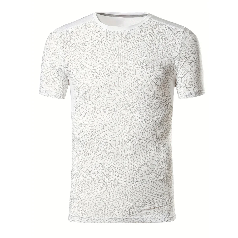 Летняя мужская уличная футболка с круглым вырезом, дышащая одежда, спортивная свободная и удобная одежда с короткими рукавами, детская одежда
Летняя мужская уличная футболка с круглым вырезом, дышащая одежда, спортивная свободная и удобная одежда с короткими рукавами, детская одежда