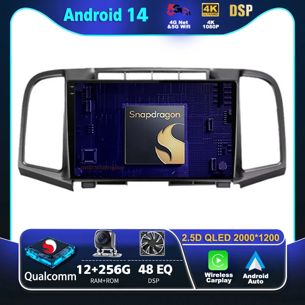 

Android 14 Carplay Car Radio For Toyota Venza 2008 - 2016 Multimedia Video Player Navigation GPS Stereo 2Din DVD Head Unit Auto