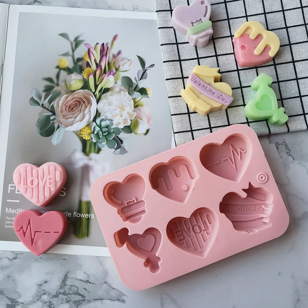 Love Chocolate Cake Molds Heart-Shaped Silicone Molds DIY Jelly Pudding Handmade Soap Molds Baking Tool Valentine'S Day Gifts
Love Chocolate Cake Molds Heart-Shaped Silicone Molds DIY Jelly Pudding Handmade Soap Molds Baking Tool Valentine'S Day Gifts