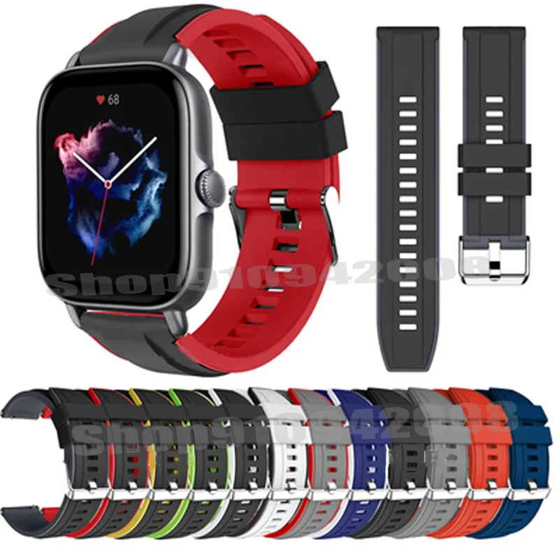 Bracelet for Amazfit GTS 4/3/2/2e/GTS2 Mini/GTR 42mm/47mm/GTR4/3/2/2e/stratos2/3 20mm/22mm Silicone Watch band Amazfit bip strap
Bracelet for Amazfit GTS 4/3/2/2e/GTS2 Mini/GTR 42mm/47mm/GTR4/3/2/2e/stratos2/3 20mm/22mm Silicone Watch band Amazfit bip strap
