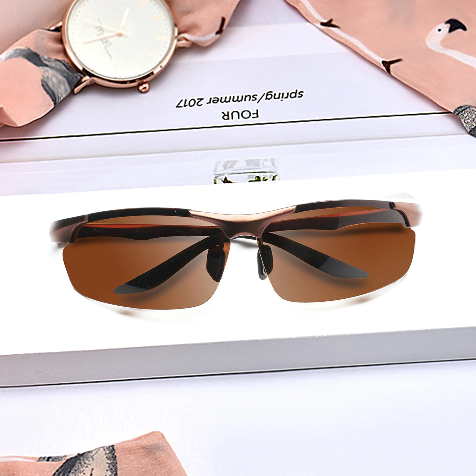 SUNVOES classic fashion men and women sunglasses retro aluminum magnesium alloy polarized sunglasses driving fishing UV400
SUNVOES classic fashion men and women sunglasses retro aluminum magnesium alloy polarized sunglasses driving fishing UV400