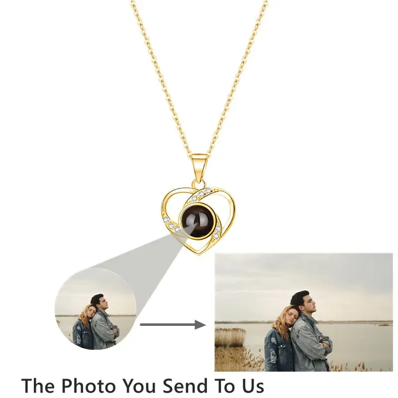 Heart Necklace for Women Necklace 925 Silver Chain Custom Photo Projection Photo Necklace Birthday Valentine's Day Gift Fashion
Heart Necklace for Women Necklace 925 Silver Chain Custom Photo Projection Photo Necklace Birthday Valentine's Day Gift Fashion