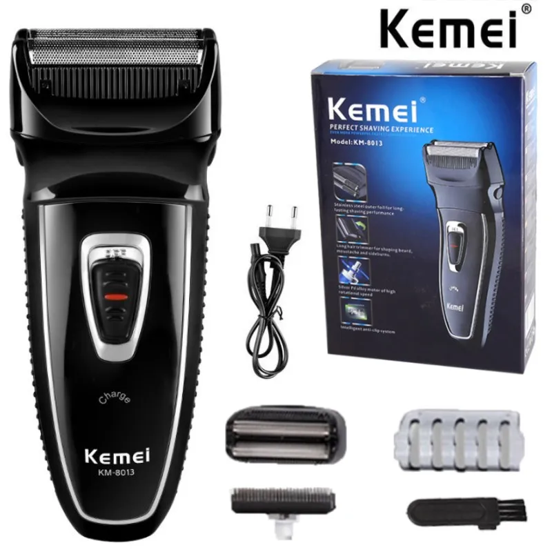 KEMEI 2 Heads Electric Shaver Rechargeable Reciprocating Electronic Shaving Machine Rotary Hair Trimmer Face Care Razor KM-8013
KEMEI 2 Heads Electric Shaver Rechargeable Reciprocating Electronic Shaving Machine Rotary Hair Trimmer Face Care Razor KM-8013