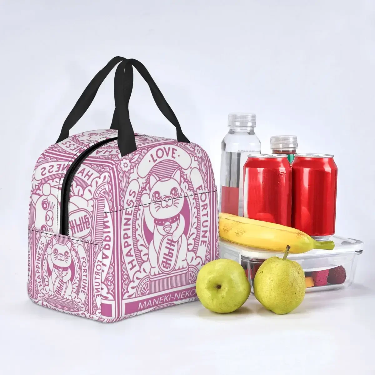 2024 Maneki Neko Insulated Lunch Bag for Women Portable Lucky Fortune Cat Thermal Cooler Bento Box Beach Camping Travel
2024 Maneki Neko Insulated Lunch Bag for Women Portable Lucky Fortune Cat Thermal Cooler Bento Box Beach Camping Travel