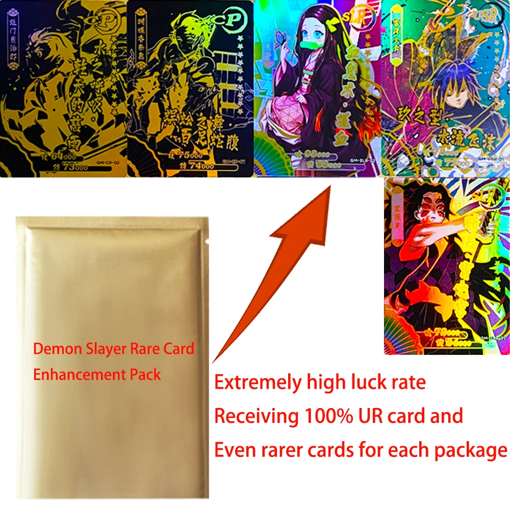 NEW Demon Slayer Booster Packs Card TCG Collection Rare UR GP Nezuko Anime Games Kids Toys Birthday Gift
NEW Demon Slayer Booster Packs Card TCG Collection Rare UR GP Nezuko Anime Games Kids Toys Birthday Gift