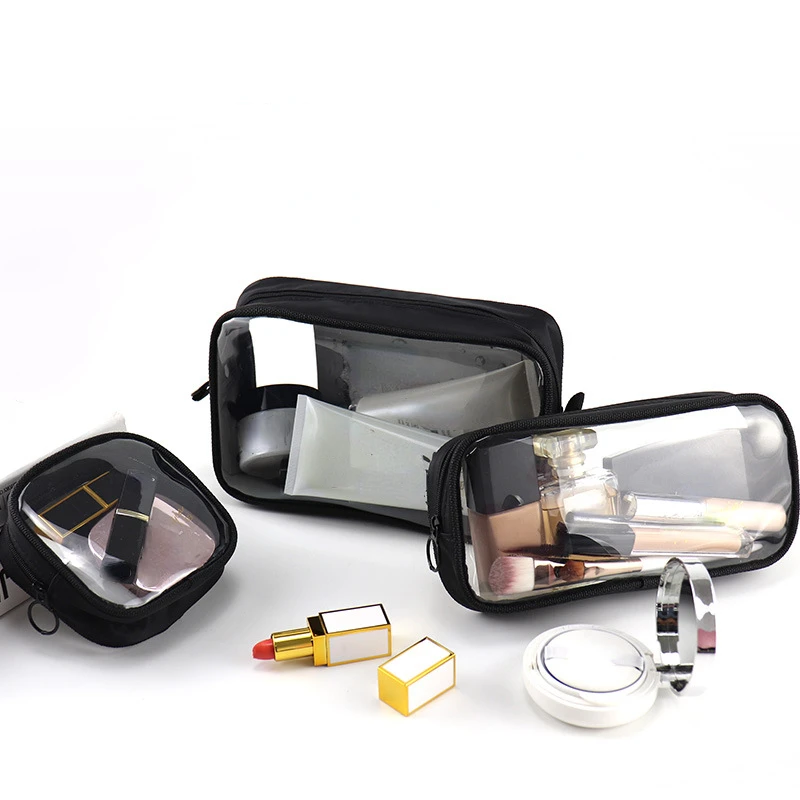 Waterproof Travel Portable Toiletry Bag Black Clear Cosmetic Bag Transparent Makeup Brush Storage Case Travel Organizer Pouch
Waterproof Travel Portable Toiletry Bag Black Clear Cosmetic Bag Transparent Makeup Brush Storage Case Travel Organizer Pouch