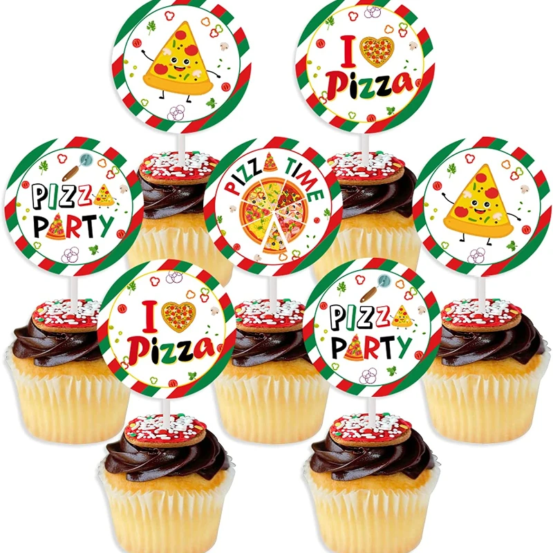 Cheereveal 24PCS Pizza Cupcake Toppers Pizza Time Theme Cake Decoration for Boys Girls Pizza Theme Birthday Party Decor Supplies
Cheereveal 24PCS Pizza Cupcake Toppers Pizza Time Theme Cake Decoration for Boys Girls Pizza Theme Birthday Party Decor Supplies