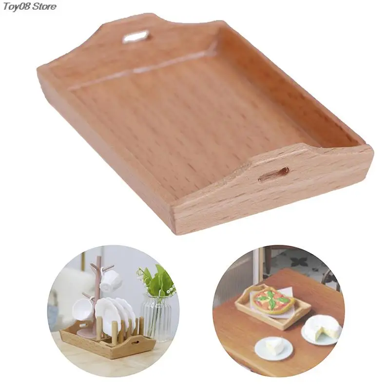 1 pc 1/12 Dollhouse Miniature Wooden Plate Simulation Tray Model for Doll House Decor 50*35*5mm
1 pc 1/12 Dollhouse Miniature Wooden Plate Simulation Tray Model for Doll House Decor 50*35*5mm