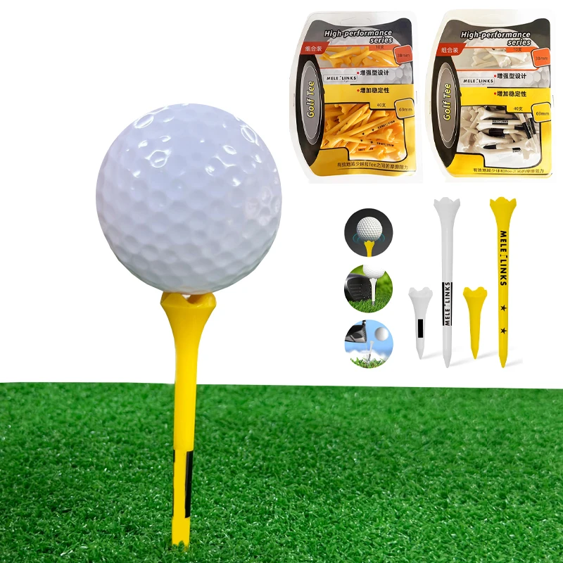 50 Pcs/Box Golf Tees 69mm 38mm Two Size Combination Packaging Long Distance Tee Holder Outdoor Golf Accessory Supplies Drop Ship 50 Pcs/Box Golf Tees 69mm 38mm Two Size Combination Packaging Long Distance Tee Holder Outdoor Golf Accessory Supplies Drop Ship