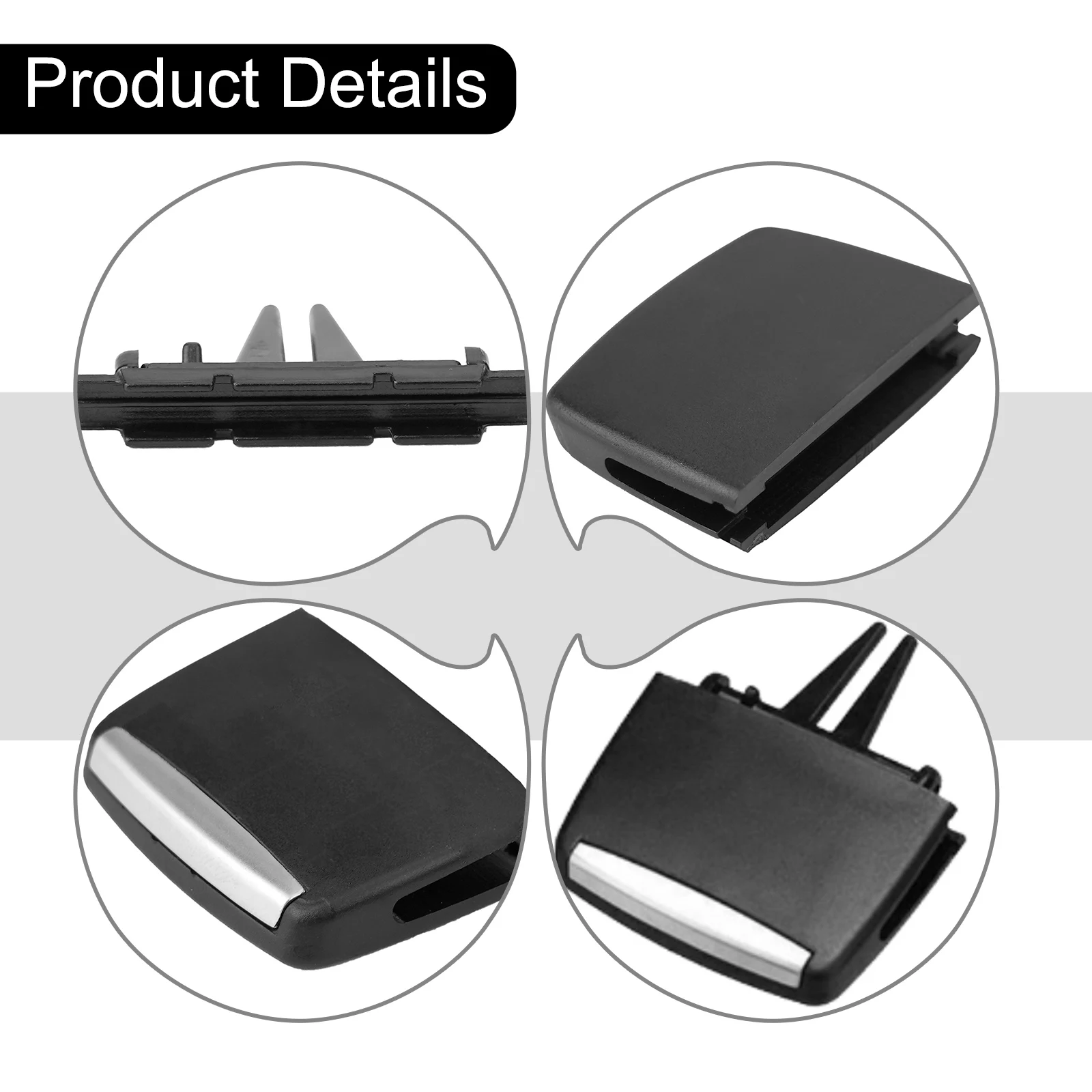 For BMW E70, X6 E71 Car Air Conditioning Air Outlet Clip - Brand New, High Quality ABS + PC, Black + Silver, 1 Piece
For BMW E70, X6 E71 Car Air Conditioning Air Outlet Clip - Brand New, High Quality ABS + PC, Black + Silver, 1 Piece
