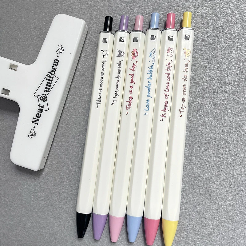 Sanrio Kawaii Cinnamoroll My Melody Gel Pen Anime Cartoon Peripheral Press Signature Pen High-value Student Learning Stationery
Sanrio Kawaii Cinnamoroll My Melody Gel Pen Anime Cartoon Peripheral Press Signature Pen High-value Student Learning Stationery