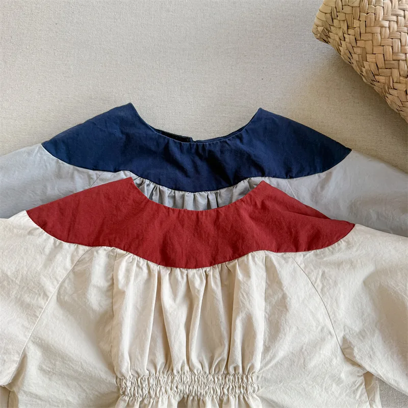 2025 Spring New Girls Puff Sleeve Shirts Children Long Sleeve T Shirts Baby Girl Cotton Blouse Infant Loose Tops Kids Clothes 35 Sb05eb9c1ac42462aacba27f2414a0f80a