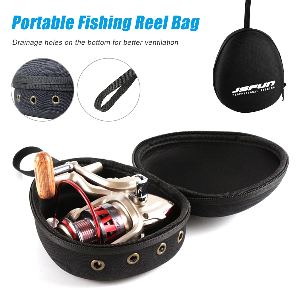 Portable EVA Fishing Reel Bag Protective Case Cover for Drum/Spinning/Raft Fishing Reel Pouch with Lanyard Fishing Accessories
Portable EVA Fishing Reel Bag Protective Case Cover for Drum/Spinning/Raft Fishing Reel Pouch with Lanyard Fishing Accessories