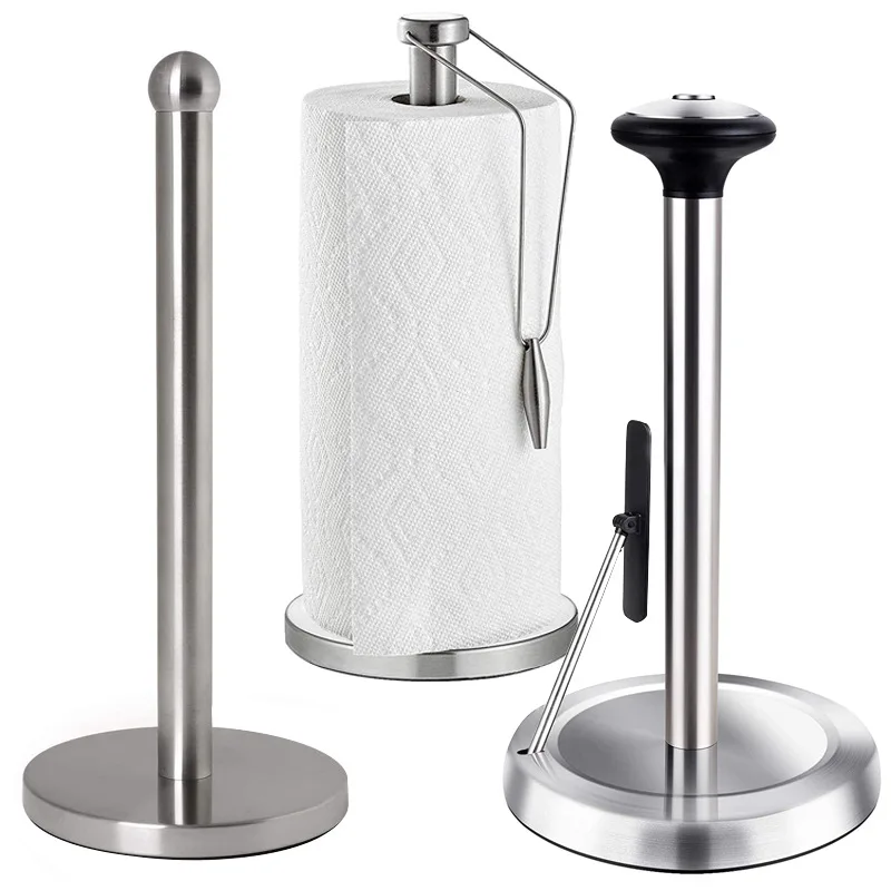 Kitchen Paper Towel Holder Countertop Stainless Steel with Weighted Base Standing Paper Towel Rolls for Kitchen Organization
Kitchen Paper Towel Holder Countertop Stainless Steel with Weighted Base Standing Paper Towel Rolls for Kitchen Organization
