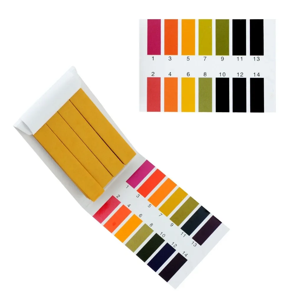 80Pcs PH Indicator Test Strips Set Ph Lacquer Strips 1-14 Litmus Paper PH Test For Aquarium Swimming Pool Paper Litmus Tester
80Pcs PH Indicator Test Strips Set Ph Lacquer Strips 1-14 Litmus Paper PH Test For Aquarium Swimming Pool Paper Litmus Tester