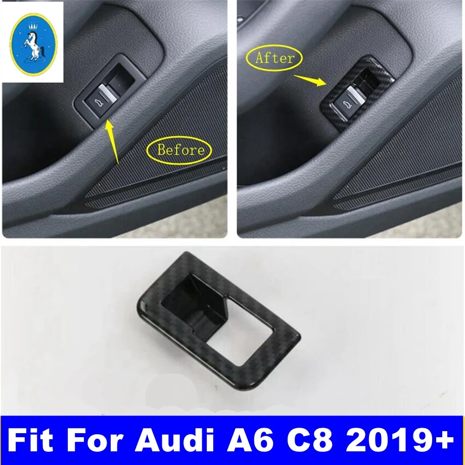 Fit For Audi A6 C8 2019 - 2023 Carbon Fiber Rear Tail Trunk Door Switches Button Decor Frame Cover Trim Car Interior Accessories
Fit For Audi A6 C8 2019 - 2023 Carbon Fiber Rear Tail Trunk Door Switches Button Decor Frame Cover Trim Car Interior Accessories
