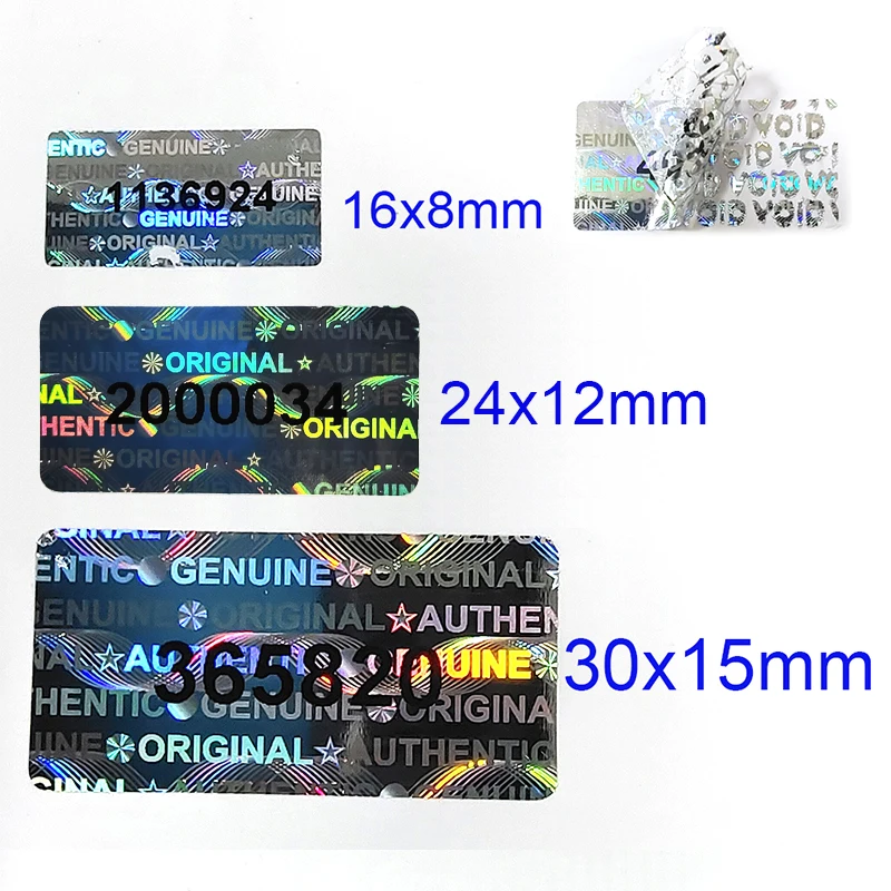 Hologram Security Seal Tamper Evident Removal Proof Packing Label Serial Number VOID Left Open Evidence Anti-fake Laser Sticker
Hologram Security Seal Tamper Evident Removal Proof Packing Label Serial Number VOID Left Open Evidence Anti-fake Laser Sticker