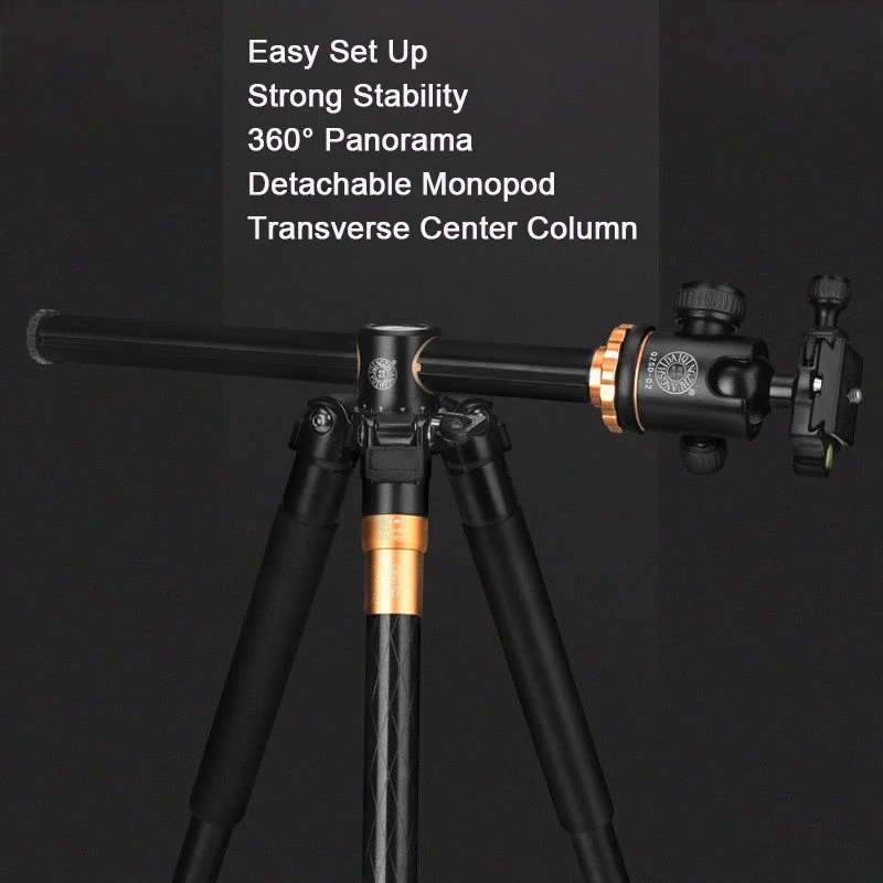 Aluminum Alloy Camera Tripod for DSLR Portable Aluminum Travel Tripod with 360 Degree Panorama Ball Head Quick Release
Aluminum Alloy Camera Tripod for DSLR Portable Aluminum Travel Tripod with 360 Degree Panorama Ball Head Quick Release