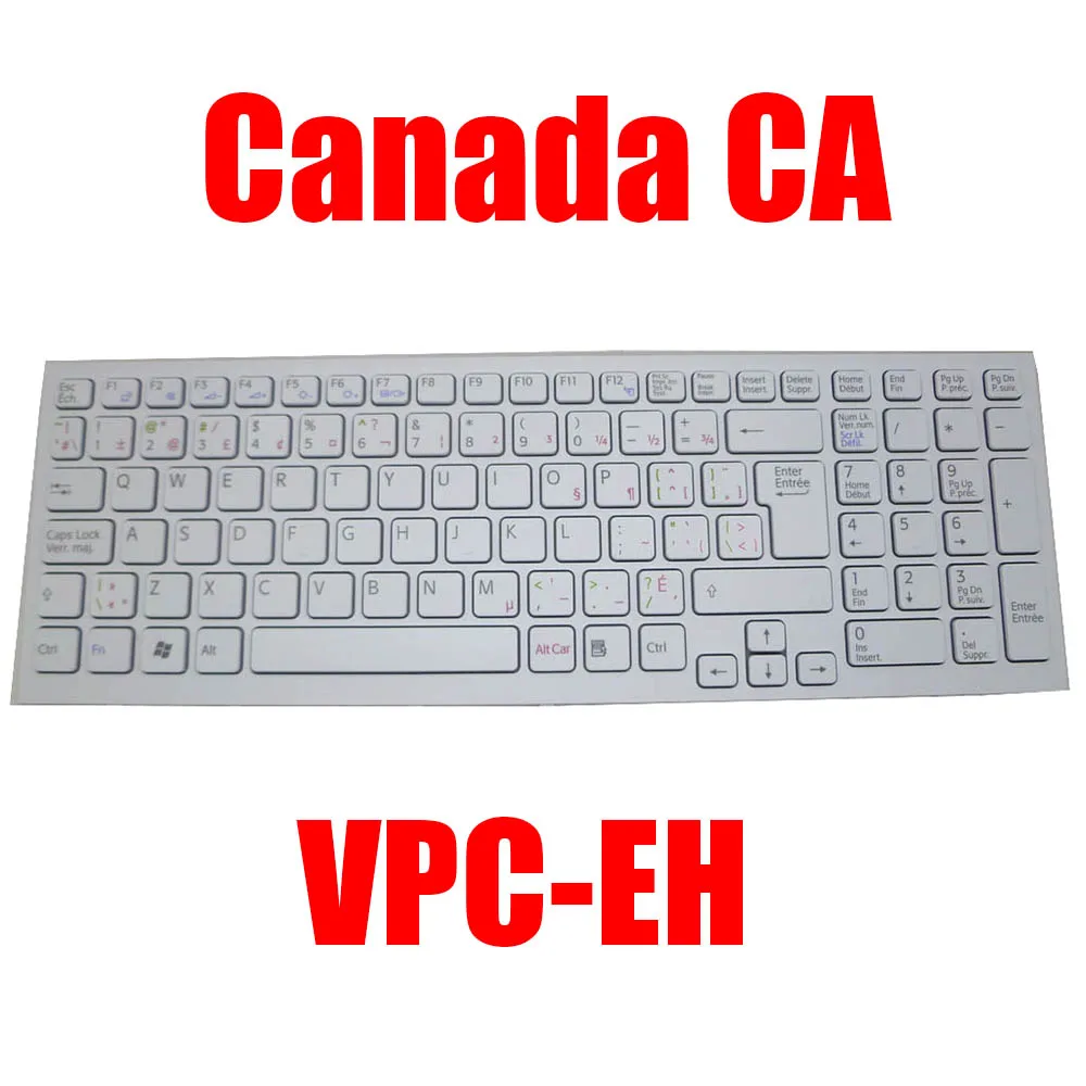Canada CA Laptop Keyboard For SONY For VAIO VPC-EH VPCEH VPCEH12FX VPCEH290S VPCEH17FD V116646F 148971511 White With Frame New
Canada CA Laptop Keyboard For SONY For VAIO VPC-EH VPCEH VPCEH12FX VPCEH290S VPCEH17FD V116646F 148971511 White With Frame New