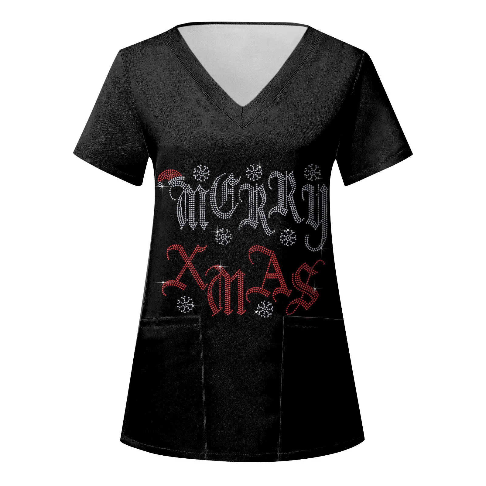 Black Nurse Scrubs Short Sleeve Womens Medical Hospital Doctor Uniform V Neck Reindeer Wine Glass Print Carer Workwear Cloth
Black Nurse Scrubs Short Sleeve Womens Medical Hospital Doctor Uniform V Neck Reindeer Wine Glass Print Carer Workwear Cloth