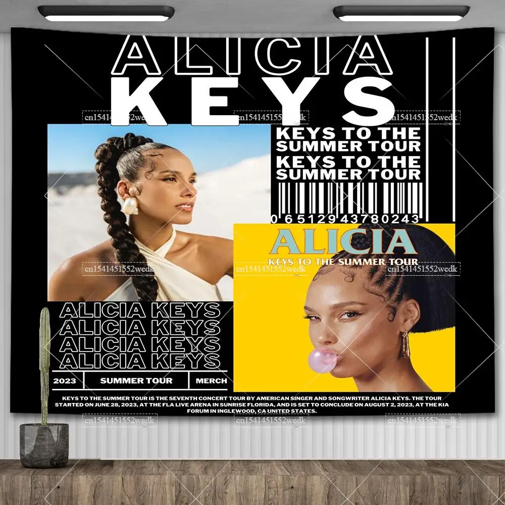 ALICIA KEYS Poster Hip Hop Rapper Music Album Cover Meme Tapestry Aesthetic Bedroom Decoration Hippie Tapetries For Fans
ALICIA KEYS Poster Hip Hop Rapper Music Album Cover Meme Tapestry Aesthetic Bedroom Decoration Hippie Tapetries For Fans
