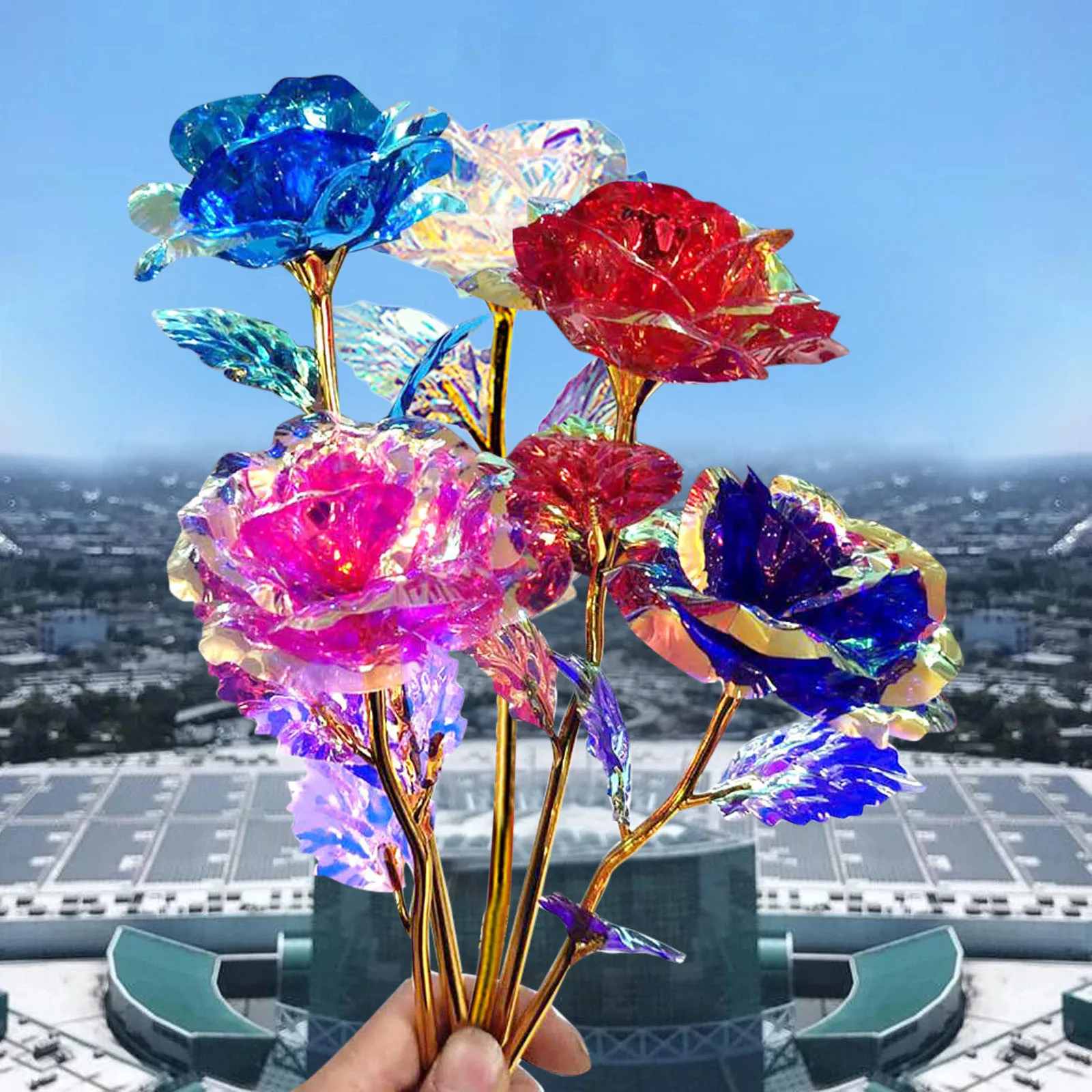 Decoracion Hogar Accesorios 5pc Colorful Rose Artificial Flower Unique Gifts For Girls Room Decoration DecoraçãO Para Casa
Decoracion Hogar Accesorios 5pc Colorful Rose Artificial Flower Unique Gifts For Girls Room Decoration DecoraçãO Para Casa
