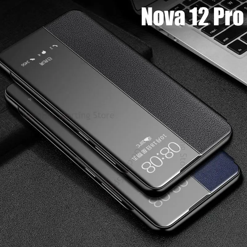 For Huawei Nova 12 Pro Clear Flip Leather Phone Case Coque For Nova 11i 12 Ultra 9SE 9 10 Pro View Windows Full Protective Cover
For Huawei Nova 12 Pro Clear Flip Leather Phone Case Coque For Nova 11i 12 Ultra 9SE 9 10 Pro View Windows Full Protective Cover