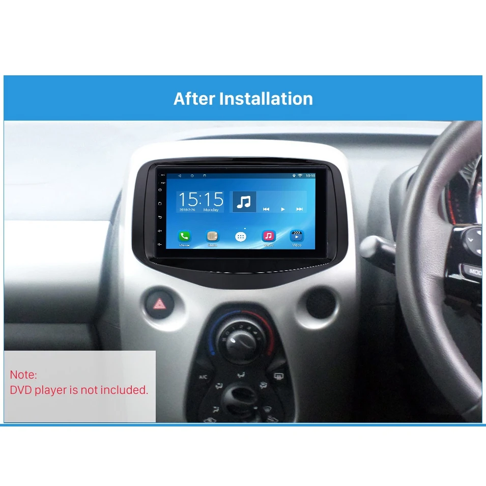 178 x 102mm Double Din Car Radio Stereo DVD Fascia Panel Frame GPS Frame for 2014+ Toyota Aygo,Peugeot 108,Citroen C1 Dash Kit
178 x 102mm Double Din Car Radio Stereo DVD Fascia Panel Frame GPS Frame for 2014+ Toyota Aygo,Peugeot 108,Citroen C1 Dash Kit