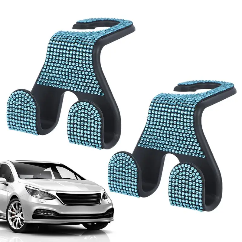 2pcs Car Seat Headrest Hooks Bag Hooks For Car With Rhinestones Auto Bling Hangers Multifunctional Phone Holder Dual Hook Design
2pcs Car Seat Headrest Hooks Bag Hooks For Car With Rhinestones Auto Bling Hangers Multifunctional Phone Holder Dual Hook Design