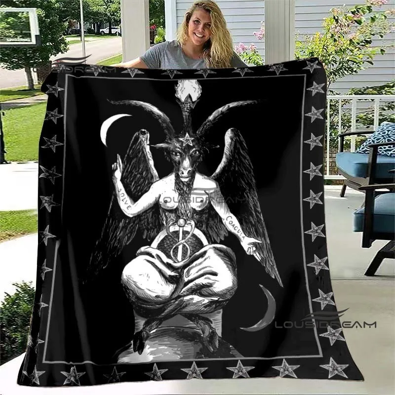 Goat Baphomet Blanket Dark Satan Lucifer pagan Flannel Blanket Adults and children Bedroom Coverlet Sofa Camping Warm blanket
Goat Baphomet Blanket Dark Satan Lucifer pagan Flannel Blanket Adults and children Bedroom Coverlet Sofa Camping Warm blanket