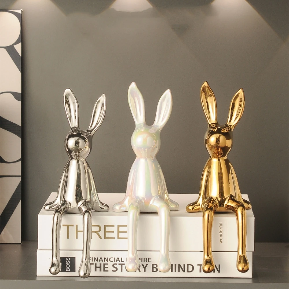 Creative Plating Rabbit Ornament Set of Sculpture For Home Decor Office Desk Decoration Living Room Decor Animal Statue
Creative Plating Rabbit Ornament Set of Sculpture For Home Decor Office Desk Decoration Living Room Decor Animal Statue